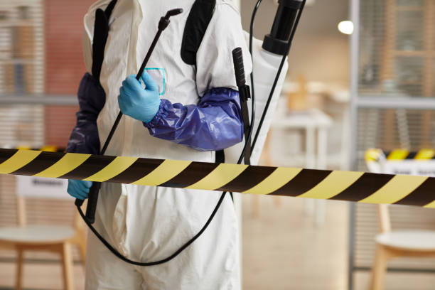 Professional Biohazard Cleanup technician working in Savannah, TX